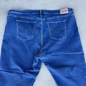 Levi's 724 High Rise Straight Leg Size 22W Jeans Dark Wash Women